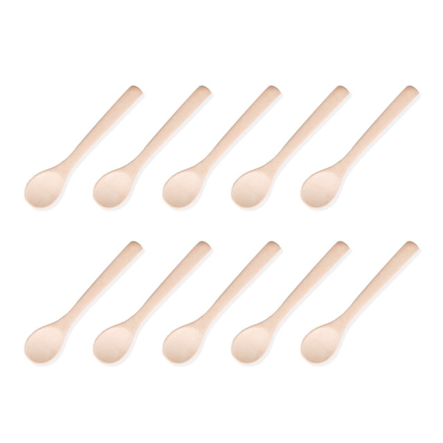 Cucharas pequeñas de madera Moyic 10 piezas utensilios para niños herramientas de comedor
