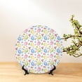 thumbnail image 6 of Kdxio Easter Egg3 Bone China Decorative Plate Ceramic Decorative Plate for Home Office Wall Stand Decorative Plates for Home Bedroom-7in, 6 of 6