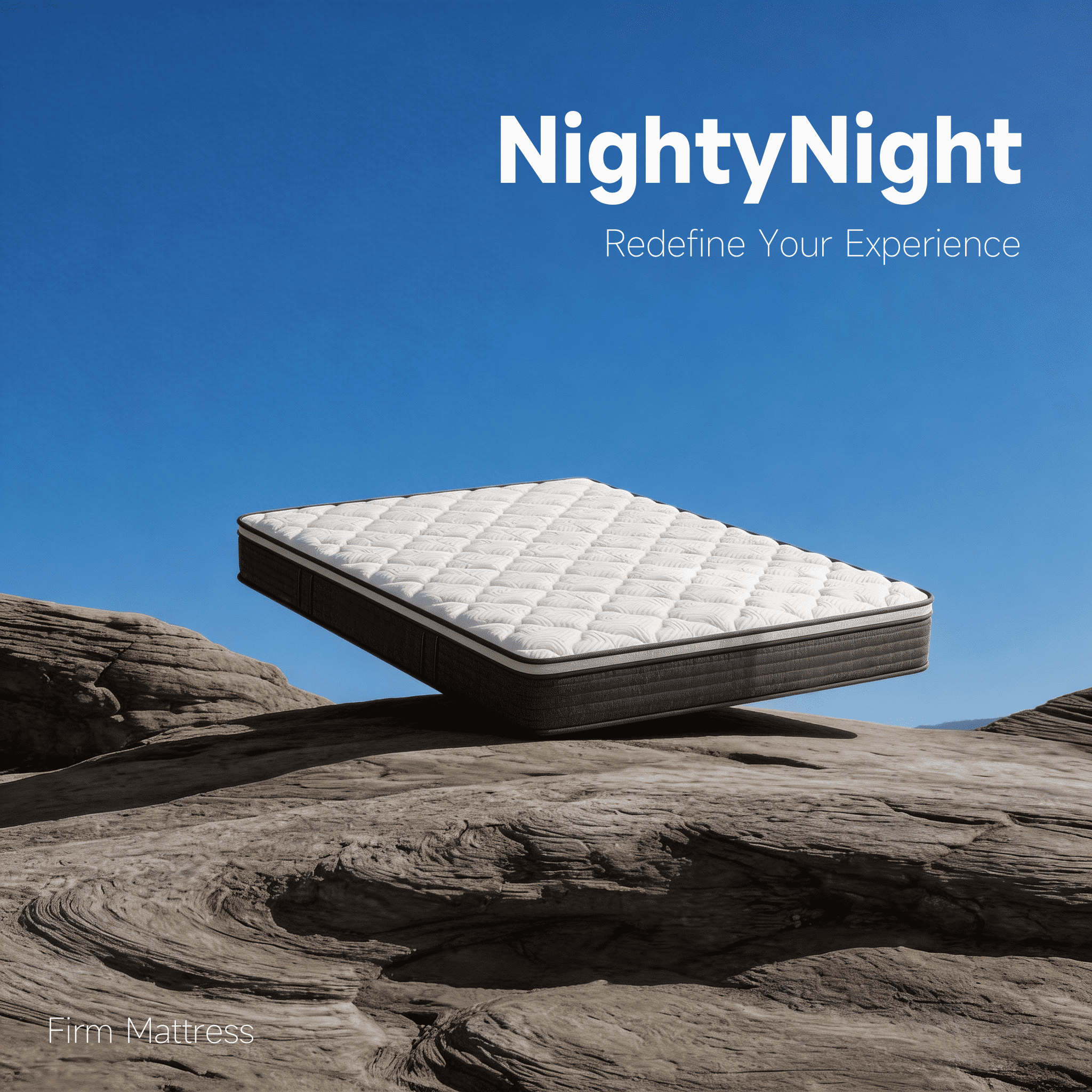 NightyNight Hybrid Mattress with Gel Memory Foam and Individual Pocket Spring,14 inch,Queen