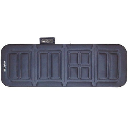 Motor Heated Massage Mat - Belmint Back Massager | full body Massage | 10-Motor Massage Plush | For Full-Body Relief with Heat (Black)