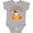 AC-Heather Grey, variant on Inktastic My 1st Thanksgiving Cute Owl in Pumpkin Boys or Girls Baby Bodysuit