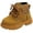 Yellow#boots girls kids, variant on Kids Walking Boot Preppy Lace Up Non-Slip Ankle Boots Back to School Lug Sole Fall Winter Shoes Pink,29