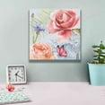 thumbnail image 4 of Epic Graffiti 'Boho Bouquet IV Blue' by James Wiens, Canvas Wall Art, 12"x12", 4 of 8