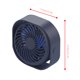 thumbnail image 2 of Ventilador de refrigeración de escritorio Tablero de mesa con alimentación por USB de bajo ruido 3 engranajes Mini ventilador eléctrico para el hotel de oficina en casa, azul Scienceny HA5879-01B, 2 of 6