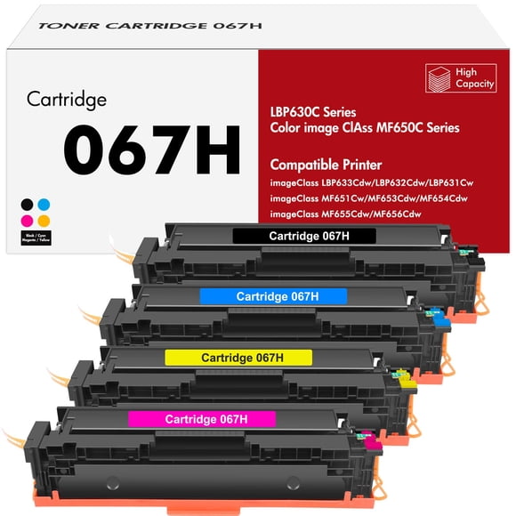 Juego de cartuchos de tóner Toner H-Party compatible para Canon 067H