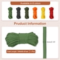 thumbnail image 2 of Uxcell Paracord Parachutes Cord Spool Survival Strong Rope String for Camping and Outdoor Activities Army Green, 2 of 7