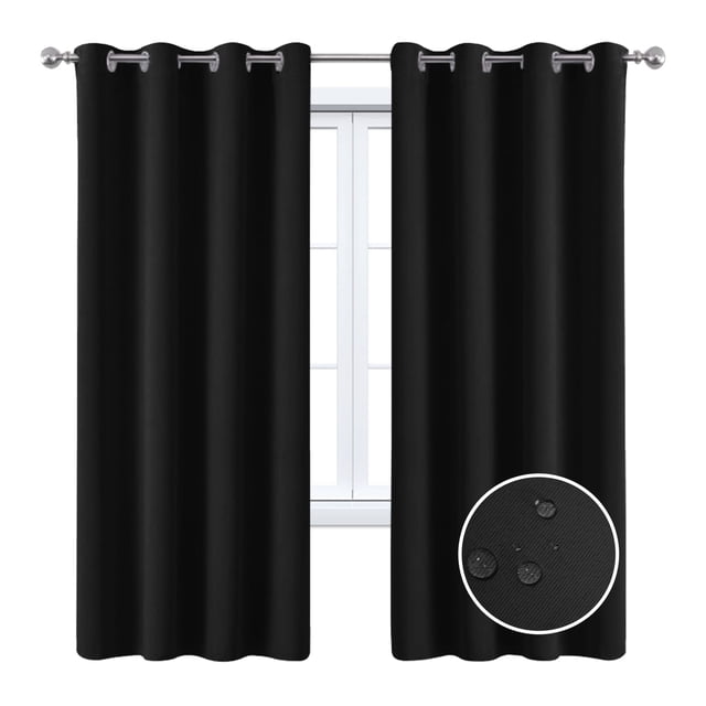 Toile d'Ombrage Complète Couleur Unie Balcon Écran Solaire Isolation Extérieur Rideau Imperméable-ZJKDGJKJ