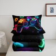thumbnail image 5 of Game Bedding Set Twin 3pcs Luxuxry,Colorful Galxy Bedding Decor, (Reversible), 5 of 7
