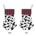 thumbnail image 4 of Dog Paw Decorative Socks 17x11.8in Top With A Strap Design For Easy Hanging For Festive Christmas Party Decorations Simple Cow Print Pattern1_3, 4 of 8