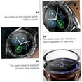 thumbnail image 2 of AVEKI Watch Bezel Insert Stainless Steel Bezel Watch Bezel Bezel Replace Protective Circle Watch Ring Accessories Watch Bezel Replacement 0601M, 2 of 8