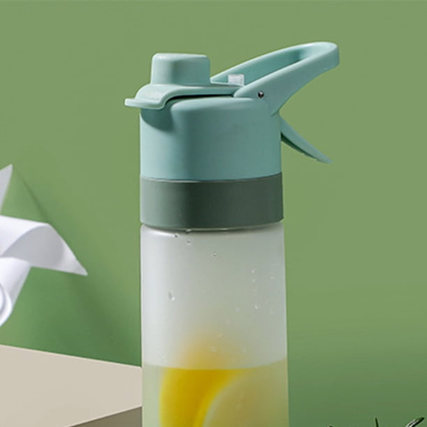 Botella de agua helada Likrtyny Botellas de color degradado portátiles y a prueba de fugas verde Para Estrenar