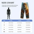 thumbnail image 5 of Daiia Prairie Meditating Lion Men's Sleep Pant with Pockets and Drawstring,Pajama Pants-X-Large, 5 of 9