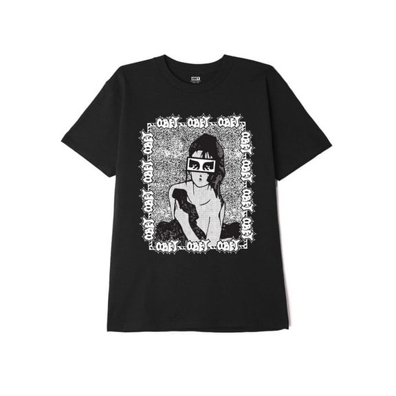 Obey Mens Obey Shojo T-Shirt Black 165263113