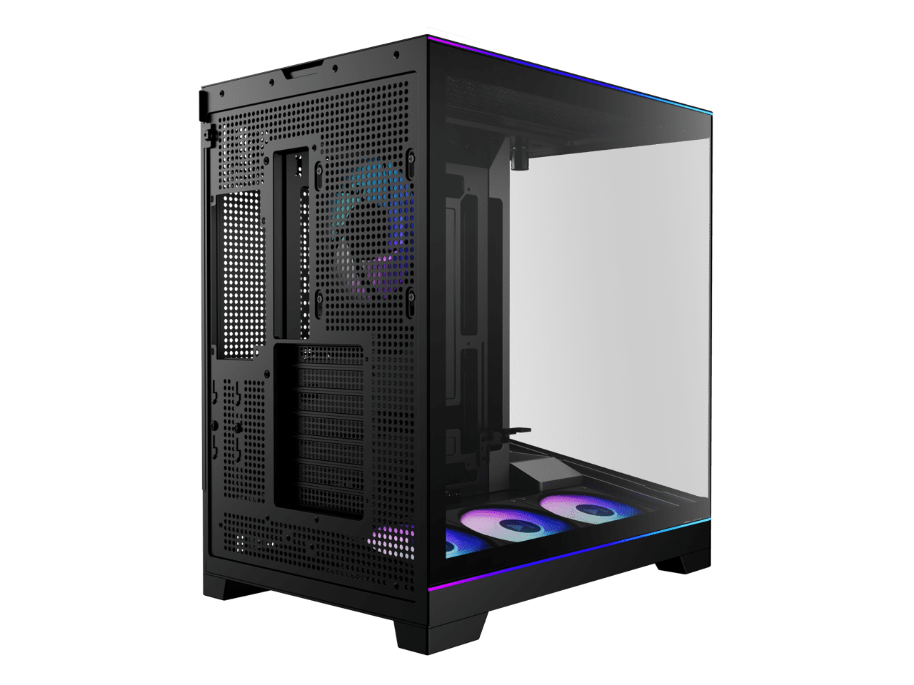 Gamdias ATLAS P6 CG Black ABS / SPCC / Tempered Glass ATX Mid Tower Computer Case