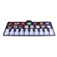 thumbnail image 3 of Tapete Para Teclado De Piano, Tapete Musical Con Patrón De Instrumentos Musicales, No Tóxico, Inodoro, Portátil, Plegable, Para Fiesta De Cumpleaños, Jardín De Infantes, Hogar, 3 of 8
