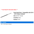 thumbnail image 2 of Front Hood Strut - Compatible with 2010 - 2014 Subaru Outback 2011 2012 2013, 2 of 2