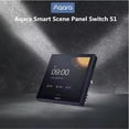 thumbnail image 2 of Aqara Smart S1 Scene Panel Switch Touch Screen Voice/Light Control AI Switch Work with For Homekit, MiHome Mijia App.(White), 2 of 6