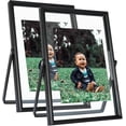 thumbnail image 1 of Gold Floating Frame &#x Vertical Set For Picture x x x Tabletop Shelf Photo Frame Classy For Wedding Birthday Anniversary Home or Office Decor, 1 of 7