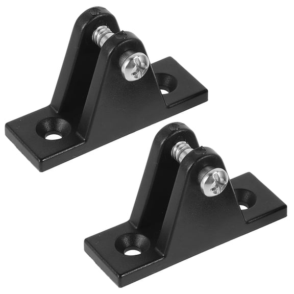 Uonlytech 2Pcs Black Boat Eye End Cap Bimini Top Part Canopy Accessory for Marine Use