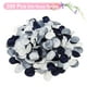 thumbnail image 3 of Uxcell 300 piezas de pétalos de rosa artificiales de seda para decoración de bodas, fiestas, propuestas y aniversarios, blanco/azul/azul oscuro, 3 of 6