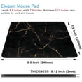 thumbnail image 2 of Mouse Pad,Black and Gold Marble Mouse Pad, Modern Marbling Mousepad, Small Mouse Pads with Designs, Portable Office Non-Slip Rubber Base Wireless Mouse Pad for Laptop, 2 of 5