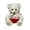 Beige, variant on Party Pro's Teddy Bear Soft Plush Stuffed Animal Gift Love Heart 10 inches