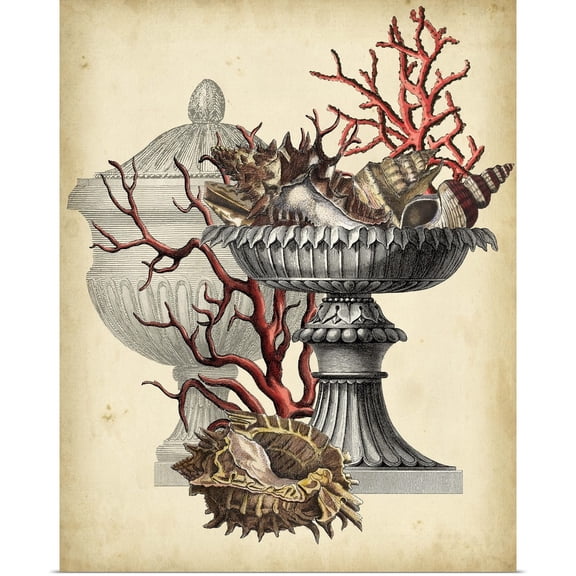 Great BIG Canvas | Rolled Vision Studio Poster Print entitled Ocean's Bounty I