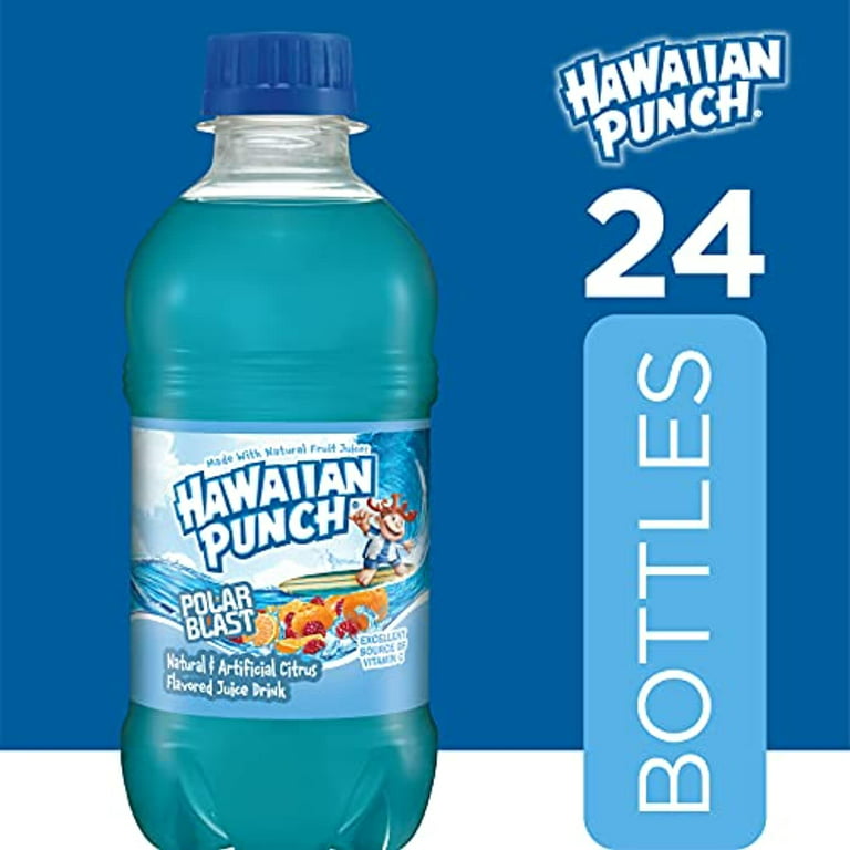 Hawaiian Punch Fruit Juicy Red, 10 fl oz bottles, 24 Count (4 Packs of 6)