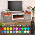 thumbnail image 5 of Waleaf Fireplace TV Stand with 36" Electric Fireplace for TVs Up to 90", 5 of 7