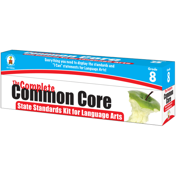 Carson-Dellosa Classroom Support Materials: The Complete Common Core State Standards Kit, Language Arts, Grade 8
