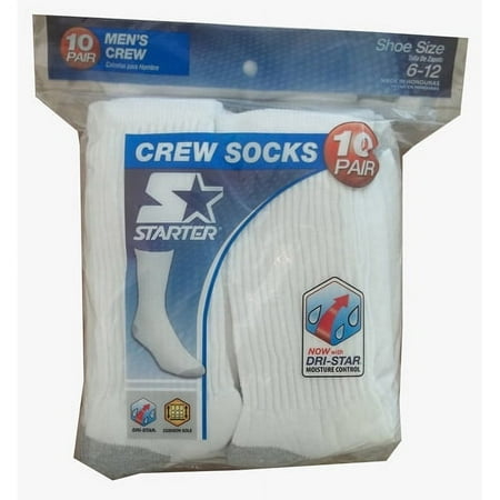 Men's Crew Socks, 10-Pack