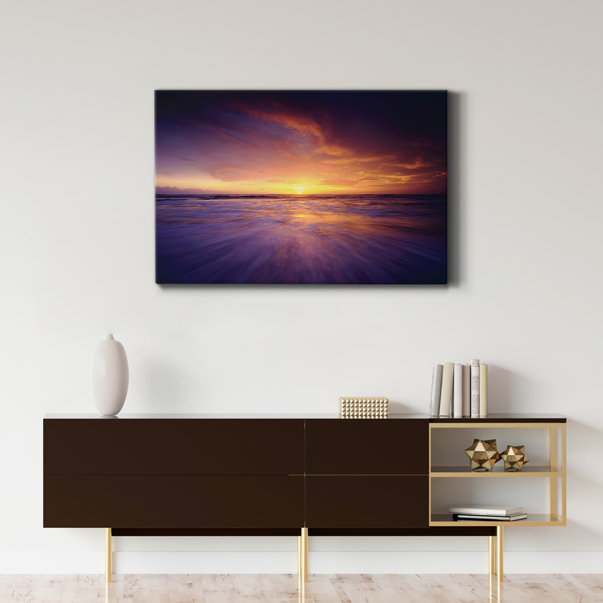 Wexford Home Regal Ocean Premium Gallery Wrapped Canvas, 8" x 12" - Ready to Hang