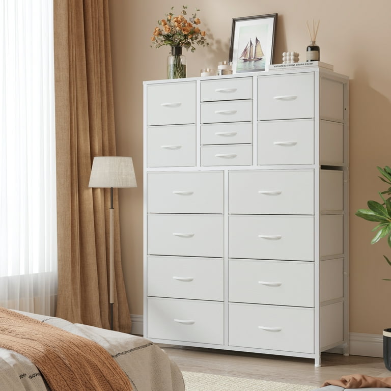 White tall 2024 dresser cheap