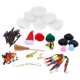 thumbnail image 3 of KAKOWELY 1 juego de arcilla para hacer muñecos de nieve para niños, manualidades navideñas, decoraciones para fiestas de invierno, set para fiestas escolares de invierno., 3 of 4