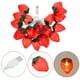 thumbnail image 2 of Guirnalda de luces LED con forma de fresa, lámpara decorativa para interiores y exteriores, ideal para dormitorio, fiesta, boda, bonita cadena de luces nocturnas para el hogar., 2 of 7