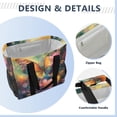 thumbnail image 4 of YAZAOO Mesh Beach Bags Totes Foldable Multiple Pockets Creatively Whispers Of Spring Printed, 4 of 8