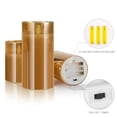 thumbnail image 2 of Coofit 3 Pcs Bougie Lumière Créative Télécommande Vacillante Bougie LED Sans Flamme, 2 of 10