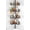 Black, variant on L-Shaped Corner Shower Shelves: 4-Tier Tension Pole Bathroom Caddy - No Drilling Rustproof Metal Bathtub Organizer - Standing Adjustable Apartment Essentials Rack for Renters 47-123 Inch