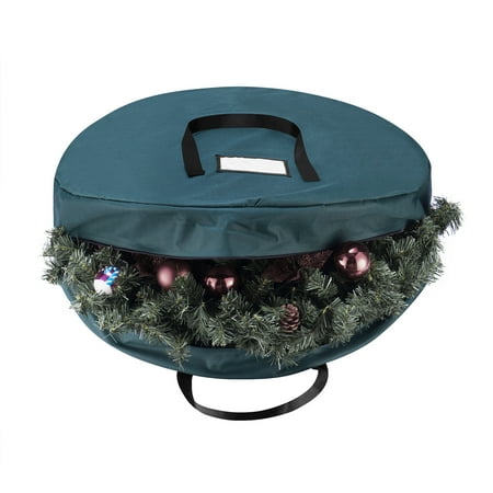 Elf Stor Green Canvas Holiday Christmas Wreath Storage Bag For 30 Wreaths Elf Stor Green Canvas Holiday Christmas Wreath Storage Bag For 30 Wreaths