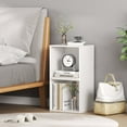 thumbnail image 4 of Costway 4 PCS Wooden Cube Storage Organizer Stackable Open Book Shelf for Small Space White, 4 of 8