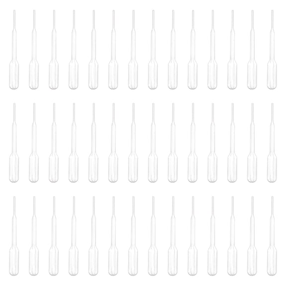 GJX 100pcs 0.2ml Disposable Plastic Transfer Pipette Graduated Droppers Essential Oils Pipettes with Scale