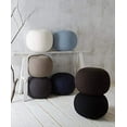 thumbnail image 2 of Urban Shop Pouf Rond en Tricot - Coton Tissé à la Main, Marine, 2 of 5