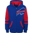 thumbnail image 2 of Preschool Royal Buffalo Bills Stadium Color Block Full-Zip Hoodie, 2 of 3