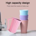 thumbnail image 3 of Soporte para cepillo de dientes, tazas de baño, vaso para cepillado de dientes, taza de enjuague para taza de baño reutilizable, 3 of 5
