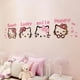 thumbnail image 1 of Sanrio Kawaii Hello Kitty 3D pegatina de pared, dibujos animados Anime, decoración de pared de dormitorio de niños, pegatina de fondo de cabecera, juguete de regalo, 1 of 4