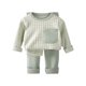 thumbnail image 2 of Cowsor Newborn Girl Clothes Baby Boys Sweatsuit Hooded Fleece Pullover and Pants Outfits Set Winter Loungewear 2 Piece, 2 of 5