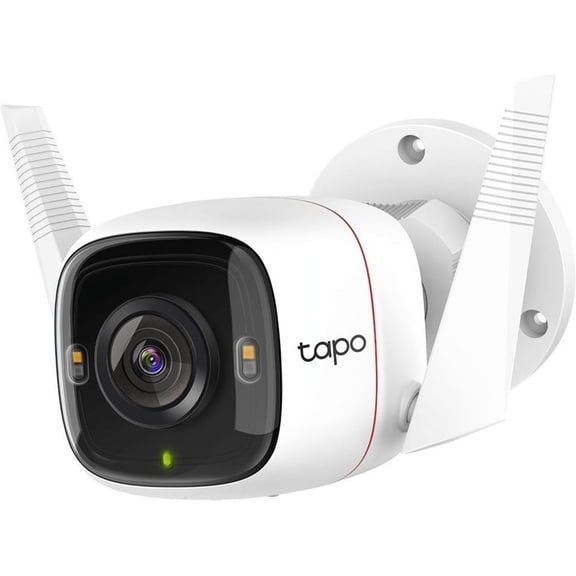 TP-Link Tapo Wired Weatherproof Outdoor 2K 4MP QHD Security Camera - White