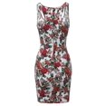thumbnail image 2 of FashionOutfit Women's Floral Print Stretchy Mini Dress, 2 of 4