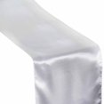 thumbnail image 2 of BalsaCircle 12" x 108" Satin Table Top Runner Wedding Linens White, 2 of 2