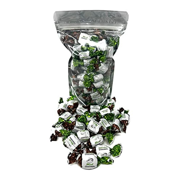 Chocolate Filled Mints 1 lbs Refreshing After Dinner Mint Hard
